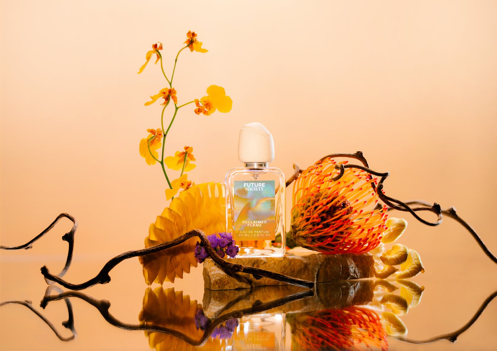 Future Society fragrance amid amber botanicals