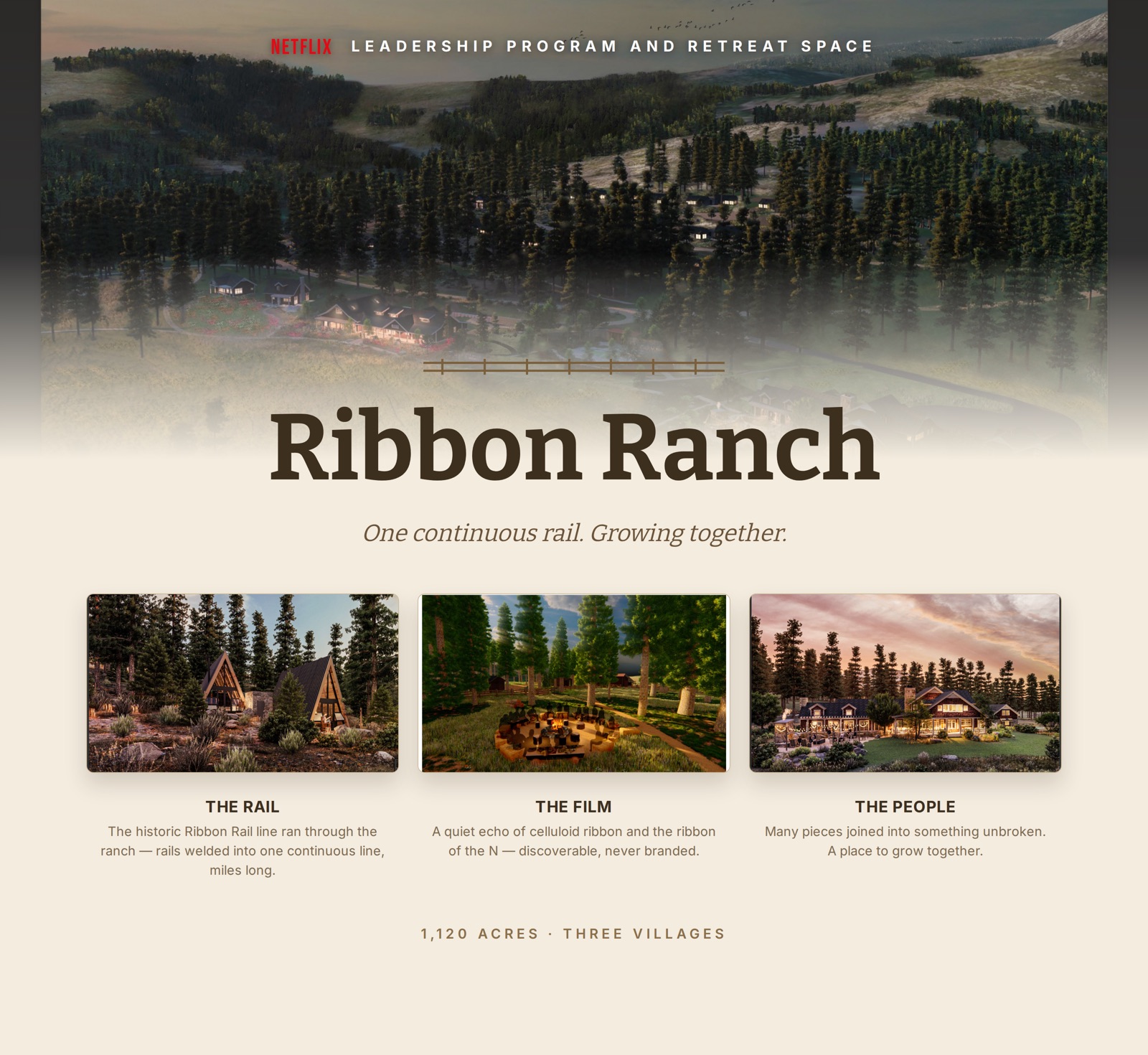 Ribbon Ranch — Netflix leadership retreat naming